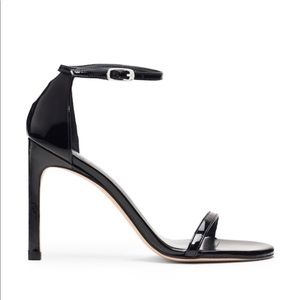 NWT Stuart Weitzman NUDISTSONG sandal - black patent leather